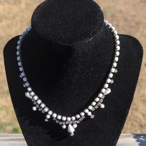 White Milk Glass Bead Necklace PLEASE READ BEFORE PURCHASE